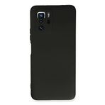 Nevarium Xiaomi Poco X3 GT Uyumlu Kılıf Lansman içi Kadife Nano Silikon - Siyah