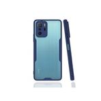 Nevarium Xiaomi Poco X3 GT Uyumlu Kılıf Mat Kamera Korumalı Silikon Platin - Lacivert