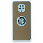 Nevarium Xiaomi Redmi Note 9S Arkası Buzlu Yüzüklü Montreal Kapak Kılıf