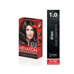 Nevaton 1.0 SİYAH Kalıcı Krem Saç Boyası Seti (X2)