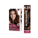 Nevaton 6.35 Altın Kahve Kalıcı Krem Saç Boyası