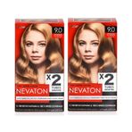 Nevaton 9.0 Çok Açık Kumral Kalıcı x2 Saç Boyası