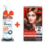 Nevaton Kalıcı Krem Saç Boyası 6.3 Fındık Kabuğu+E2'Quality Diş Beyazlatıcı Köpük