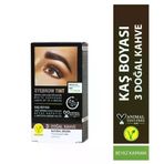 NEVATON Neva Eyebrow Tint Vegan Kaş Boyası Seti 3 Doğal Kahve