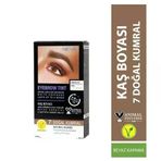 NEVATON Neva Eyebrow Tint Vegan Kaş Boyası Seti 7 Doğal Kumral
