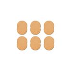 NevAvm Nev 12 Adet 12 Cm Çap 3 Mm (2.7 Mm) Ham Mdf Duralit Daire Plaka Bardak Altlığı Tabanı