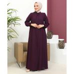 Nevayla Moda Salaş Kesim Tesettür Ferace / MÜRDÜM-F120 - 44