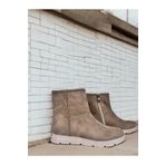 NEVE SHOES Vizon Rengi Içi Peluş Astarlı Kadın Bot