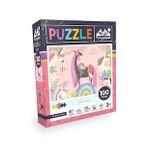 Neverland 100 Pieces Jigsaw Puzzle - Unicorn (Tek Boynuzlu At)