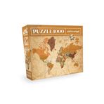 Neverland 1000 Parça Puzzle - World Map-Iı (Dünya Haritası-Iı)