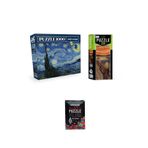 Neverland 1000 PARÇA PUZZLE YILDIZLI GECE VE 230 PARÇA ÇIĞLIK VE PUZZLE YAPIŞTIRICISI