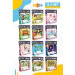 Neverland 12'li Çocuk Puzzle Set - 3 Adet 24 Parça 6 Adet 50 Parça 3 Adet 100 Parça