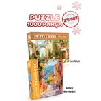 Neverland 2 ADET 1000 PARÇA PUZZLE- ESKİ SOKAK VE AKDENİZ MERDİVENLERİ