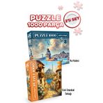 Neverland 2 ADET 1000 PARÇA PUZZLE- KIZ KULESİ VE ESKİ İSTANBUL SOKAĞI