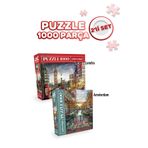 Neverland 2 Adet 1000 Parça Puzzle - Londra ve Amsterdam