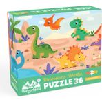 Neverland 36 Parça Çocuk Puzzle- Dınosaurs World (Dinozorların Dünyası)