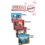 Neverland 4 ADET 1000 PARÇA PUZZLE -KAPADOKYA VE İSTİKLAL CADDESİ VE LONDON VE KIZ KULESİ KEDİLERİ