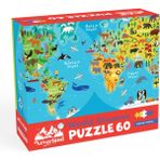 Neverland 60 Parça Çocuk Puzzle - World Dıscover (Dünyayı Keşfet)