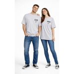Nevermind Anne Baba Kombini Mom Dad Baskılı Çift Tişört Oversize Unisex 2’li Set - Antrasit - S - M