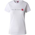 Neverstopexploring Tee-Eu Kadın T-Shirt - NF00A6PR - XS - Beyaz