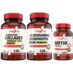Nevfix Biotin 5000 Mcg Collagen 1000 mg Glucosamine 1500 mg