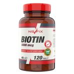 Nevfix Biotin 5000 mcg İçeren 120 Tablet