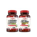 Nevfix Collagen 120 Tablet Glucosamine Chondroitin Msm 120 Tablet