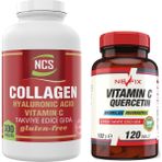 Nevfix Collagen Hyaluronic Acid 300 Tablet Vitamin C 120 Tablet