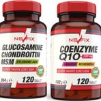 Nevfix Glucosamine Chondroitin MSM 120 Tablet + Coenzyme Q10 200 mg 120 Tablet