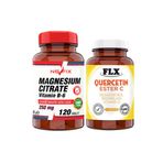 Nevfix Magnesium Citrate 120 Tablet + Flx Quercetin Ester C 60 Tablet