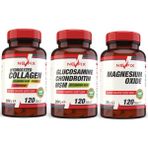 Nevfix Magnezyum 250 Mg Collagen 1000 Mg Glucosamine 1500 Mg 3 Ürün 1'De - --