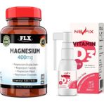 Nevfix Magnezyum Complex 400 Mg 60 Tablet & Vitamin D3 400 Iu 20 ml