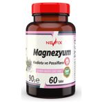 Nevfix Magnezyum Kedi Otu Pasiflora 60 Tablet Magnesium Glisinat Sitrat Klorür Malat