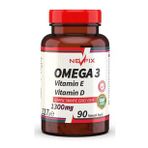Nevfix Omega 3 Vitamin E Vitamin D 1300 mg 90 Kapsül Balık Yağı