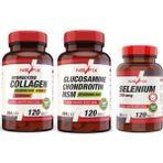 Nevfix Selenyum 200 Mcg Collagen 1000 Mg Glucosamine 1500 Mg 3 Ürün 1'De - --