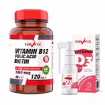 Nevfix Vitamin B12 Folic Acid Biotin 1000 Mcg 120 Tablet & Nevfix Vitamin D3 Sıvı Sprey