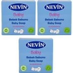 Nevin Bebek Sabunu 100GR 3 Adet - Beyaz - Mavi