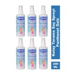Nevin Kolay Tarama Saç Spreyi Panthenol Özlü 200Ml 6 Adet