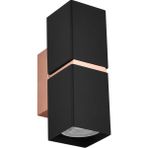 Nevo Çift Yönlü Iç Mekan Siyah Bakır Aplik 2x5W 3000K Gün Işığı NA102