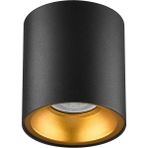 Nevo Sıva Üstü LED Spot Siyah Gold NS238 - 6500K - Beyaz