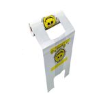 NevPack Plastik Ambalaj 1 Koli (10 Adet Rulo) Orta Boy Gülenyüz Baskılı Manav Poşeti Hışır Atlet Poşet Rulo Poşet 25x45 CM
