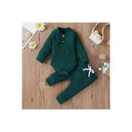 nevrankids Basic Badili Fitilli Zıbın Takım 3 Ay - 2 Yaş Nefti Yeşil