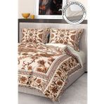 Nevresim Takımı %100 Pamuk Saten Lastikli Çarşaf Deluxe Koleksiyon Çift Kişilik 3d Damask