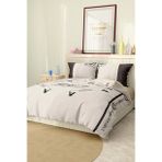 Nevresim Takımı Çift Kişilik Pamuklu Saten Kumaş 6 Parça 3D Dijital Baskı Duvet Cover Set Mode