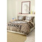 Nevresim Takımı Çift Kişilik Pamuklu Saten Kumaş 6 Parça 3D Dijital Baskı Duvet Cover Set Model No:101