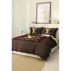 Nevresim Takımı Çift Kişilik Pamuklu Saten Kumaş 6 Parça 3D Dijital Baskı Duvet Cover Set Model No:76