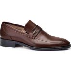 Nevzat Onay Kahverengi Klasik Loafer Erkek Ayakkabı -10452-