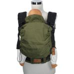 New Age Bebekle Büyüyen %100 Pamuklu Ergonomik Bebek Kanguru (0-4 Yaş) - OLIVE LINEN - Haki - Krem