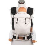 New Age Bebekle Büyüyen %100 Pamuklu Ergonomik Bebek Kanguru (0-4 Yaş) - STARS MOONSTONE - Gri