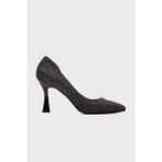 New Angel 653 Kadın Şeffaf Detaylı Klasik Stiletto - 001-Beyaz